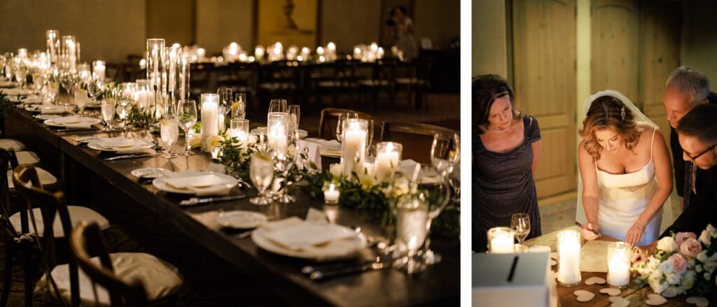 Candlelight Reception at the Royal Palms Resort and Spa