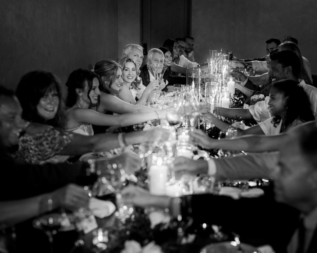 Black & White Candlelight Reception at the Royal Palms Resort and Spa